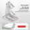 Dual Game Controller Holder RGB Acrylic Gamepad Desktop Stand Headphone Bracket for Game Console 6
