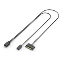 Computer ARGB Controller PC Behuizing RESET Controle Naar ARGB Reset Stroomkabel PC 5V 3Pin Verlichtingscontroller Zwart
