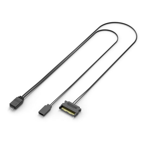 Computer ARGB Controller PC Behuizing RESET Controle  Naar ARGB Reset Stroomkabel PC 5V 3Pin Verlichtingscontroller Zwart