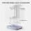 Dual Game Controller Holder RGB Acrylic Gamepad Desktop Stand Headphone Bracket for Game Console 3