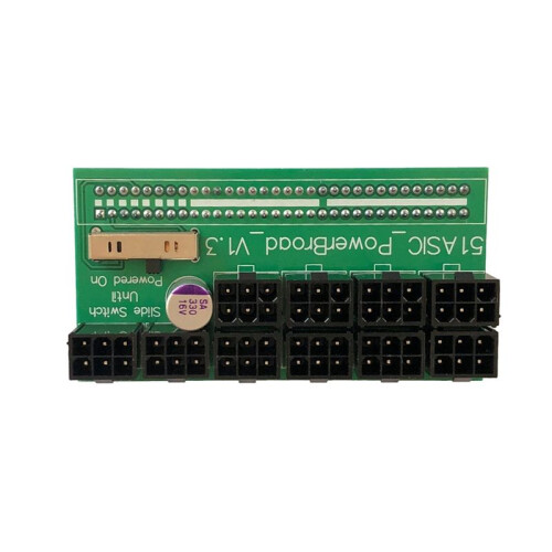 6Pin Server Power Adapter Board 12V Grafikkort Converter Board Stöder 1600W Strömförsörjning för Serverströmförsörjning 2