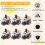 6PCS for PS4 TMR Electromagnetic Joystick for PS4 Gamepad TMR Joystick 3D Analog Thumb Stick Controller 4