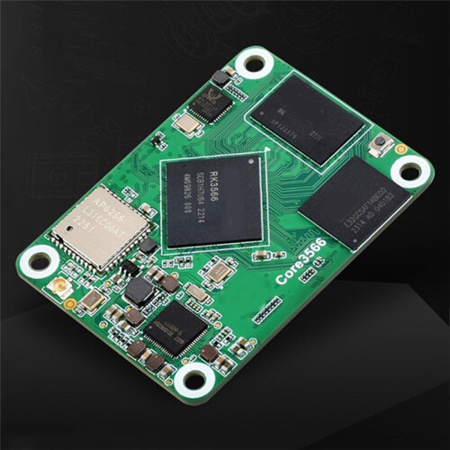 Core3566-Modul-Kit Rockchip RK3566 Quad-Core-Prozessor Hochleistungs-Computing für Raspberry Pi CM4 EU-Stecker 1