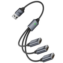 Splitter Cable OTG USB HUB 2.0 Male to Female Extension Cord Data Charger Adapter for Phone Printer USB Flash USB