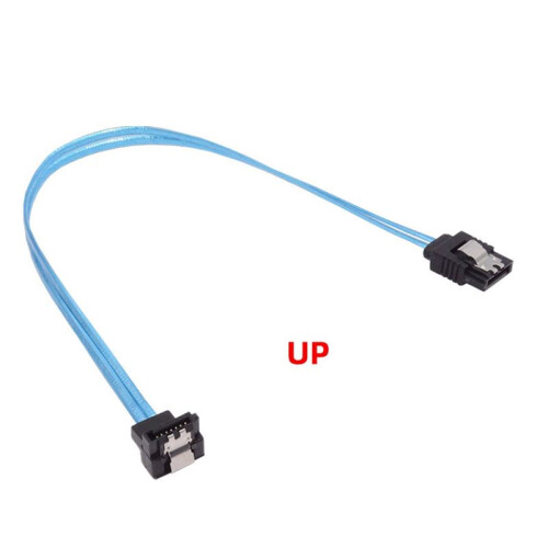 Cable de Datos  3.0 de 4 Piezas con Ángulo Recto de 90 Grados, de Aluminio, de 6 Gbps, para Disco Duro de Computadora, con Codo Recto. 2