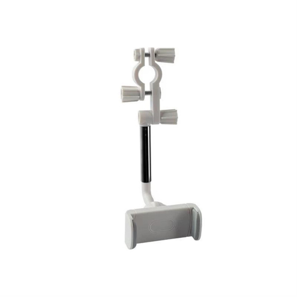 Car Phone Holder With Flexible Arm Design, Adjustable Viewing Angle And 360 Rotation Clamp White 9073542367567