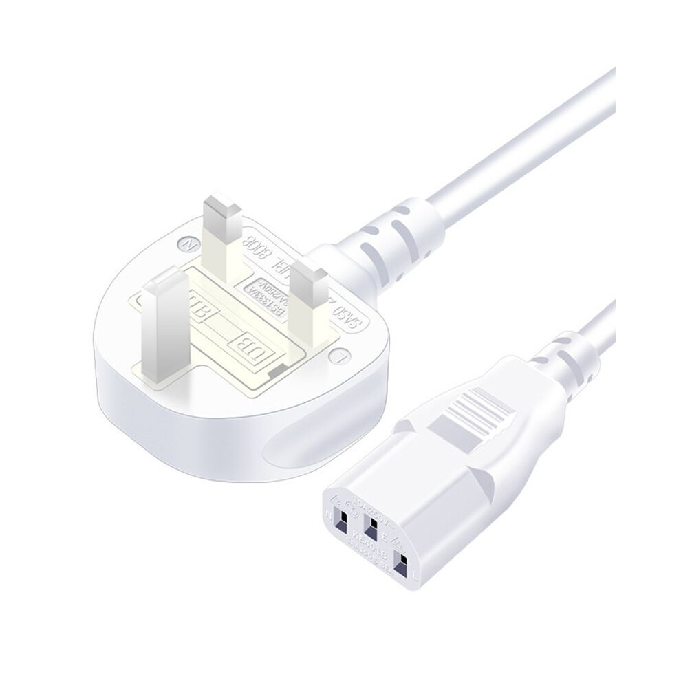 Uk Standard Copper Power Cord 3X0.75mmâ² Electrical Copper Wire 1.5M Charging For Computers Monitors Rice Cookers,A 4713579114158