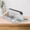 Width Adjustable Vertical Desktop Holder Dock Save Space for Desk Organizers and Storage Laptop Stand 2