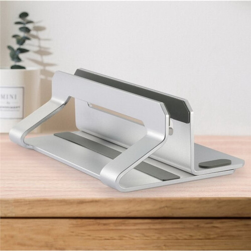 Width Adjustable Vertical Desktop Holder Dock Save Space for Desk Organizers and Storage Laptop Stand 2
