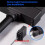 ATX24PIN Extension Cable with ARGB SYNC One- Connection Computer Power Extension Cable Side Bend 90 Degrees 30cm A 9
