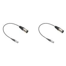 2X 3 Pin Male to 3 Pin Male XLR Plug Audio Cable XLR Male to XLR Male Audio Cable Connector Microphone Cable