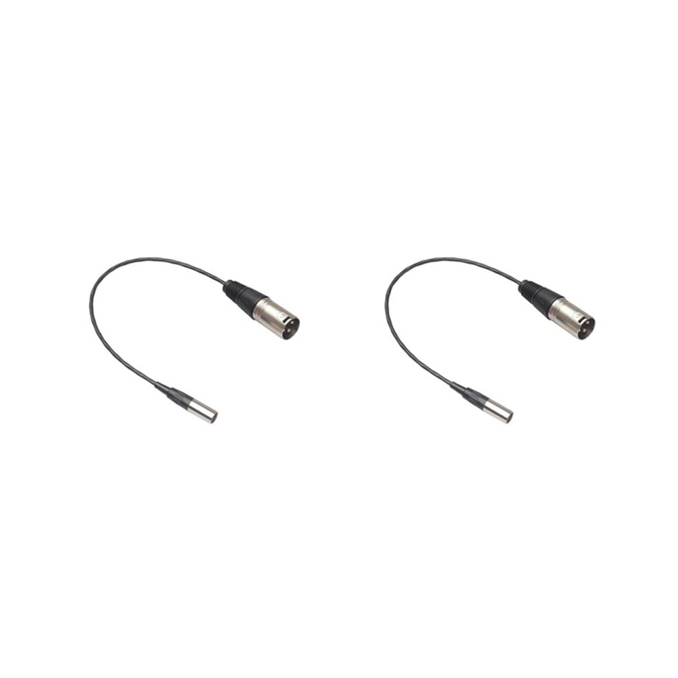 2X 3 Pin Male To 3 Pin Male Xlr Plug Audio Cable Xlr Male To Xlr Male Audio Cable Connector Microphone Cable 6031002541028
