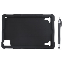 10,1 Zoll Tablet HüLle Silikon HüLle Tablet StäNder Universell Tablet HüLle Verstellbarer StäNder mit Kapazitivem Stift