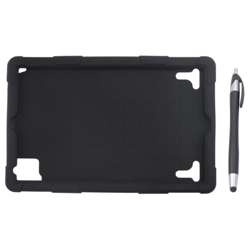 10.1 Inch Tablet Case Silicone Case Tablet Stand Universal Tablet Case Adjustable Stand with Capacitive Pen 1