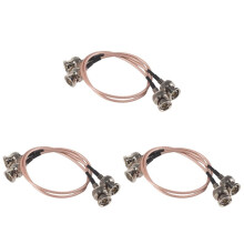 6Pcs 3G HD SDI Cable BNC Cable 30cm 75 Ohm for Cameras BMCC Video Equipment Supports HD-SDI 3G-SDI 4K 8K SDI Video Cable