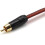 4Pcs RCA Speaker Cable Bare Wire Speaker Wire to RCA Plug,Replace RCA Plug Connector Adapter to Bare Wire Open Audio 3