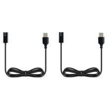 2X Convient pour FS371 372373871339375376 Adaptateur Secteur Rasoir Câble USB Câble de Charge Cordon D'Alimentation