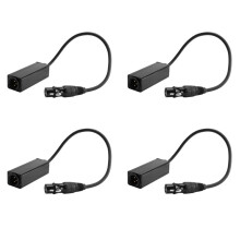 4X Audio Cable Isolator XLR Eliminates Noise Ground Loop Audio Isolator Anti-Interference Current Sound Eliminates Noise
