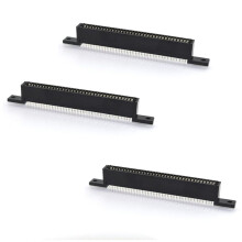 3X 72 Pin Connector Adapter Replacement 72Pins 72 Pin Cartridge Card Slot for Entertainment System for NES Clone Console