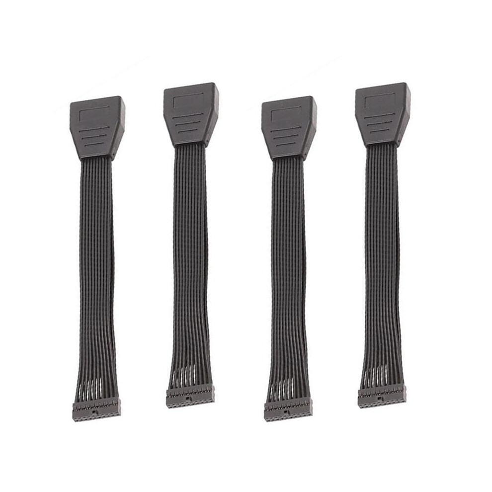 4Pcs Small Usb 3.0 19/20Pin Internal Extension Header Adapter Cable Usb 20Pin Extension Cable For Motherboard 15Cm 6031982852084