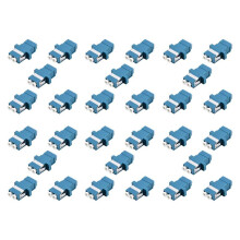LC Fiber Optic Adapter - LC to LC Duplex Singlemode Coupler - 30 Pack -