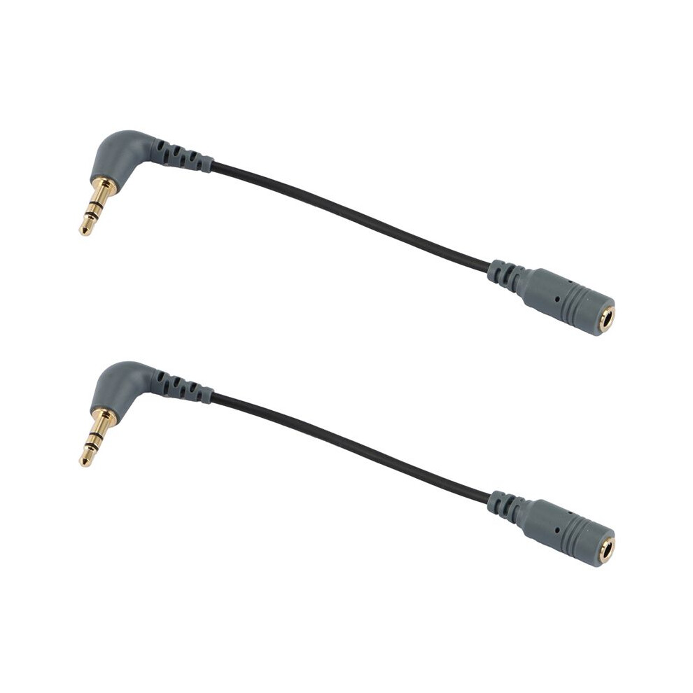 2X Replacement Sc3 Microphone Cable For 3.5Mm Trrs Male To Female Trs Adapter Microphone Accessories, Sc3 Black 4711676446684
