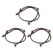 3X Modulares Netzteil 6Pin An 3-Port Strom Kabel 18AWG Kabel 80 cm für NP TP ECO Serie