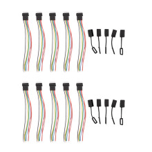 10PCS RC Aircraft 6S Balance  with Cap Extension Charging Cable Lead Cord 10cm DIY for Li Po Battery