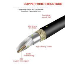 4X XLR Male 3 Pin to XLR Female 5 Pin & XLR Female 3 Pin to XLR Male 5 Pin Audio Cable, for Microphone DMX Stage Light
