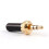 10 Pcs 3.5mm Plugs Conector de Metal  3.5mm Screw Lock Stereo Jack Plug com Rosca Interna M6 6