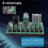 Computer Case 12V Miner Fan Speed Controller 8-Channel Fan Hub PWM High-Power Violent Fan Controller Regulating Governor 5