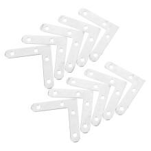 10pcs Screen Frame Corner Brackets, Durable RustResistant Iron Kit for Window Screens and Doors