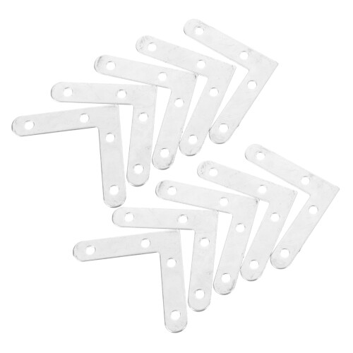 10pcs Screen Frame Corner Brackets, Durable RustResistant Iron  Kit for Window Screens and Doors