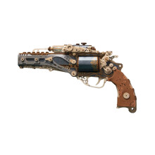3D Wooden Gun Model Kit 318pcs DIY Puzzle for Adults, 1:1 Scale Accuracy, Glue Assembly