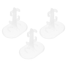 3pcs Adjustable Doll Display Stands with Secure Waist Support and Stable Wide Base for Collectors