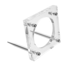 Clear Acrylic Coin Display Case Box 60mm Single Holder with Protective Dust Shield for Collectors