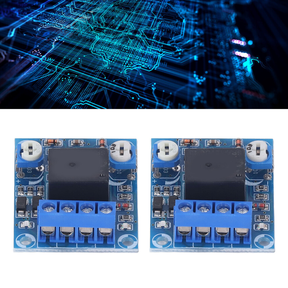 2Pcs 12V Battery Undervoltage Protection Switch Module, 20A, Pcb 8391374611339