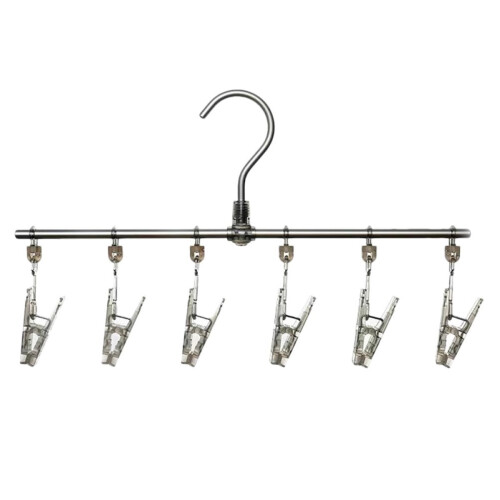 Laundry Clips with NonSlip Secure Grip, Windproof Sock Hanger, Durable Plastic Peg Set