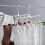 Laundry Clips with NonSlip Secure Grip, Windproof Sock Hanger, Durable Plastic Peg Set 4