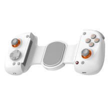 D8+Stretching Wireless Mobile Game Controller with Hall Trigger Supports Tablet for PC/Android/IOS Tablet White