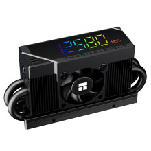 Thermalright HR-10 2280 PRO DIGITAL M.2SSD Solid State Drive Digital Display Heat Sink,4X5mm Heat Pipes/3cm Fan/Support PCI-E5.0