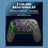 DATA FROG Wireless  Controller for  2//Lite/OLED RGB Lighting Game Controller 6-Axis+Vibration+Turbo 1