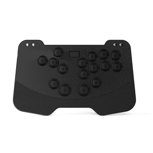 For PC/PS4 Hitbox PS5 Controller Stickless Arcade Stick Metal Game Keyboard with Meun UI Function for  Black
