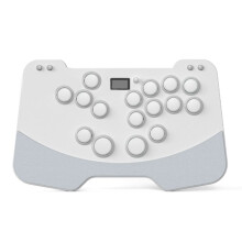 For PC/PS4 Hitbox PS5 Controller Stickless Arcade Stick Metal Game Keyboard with Meun UI Function for White