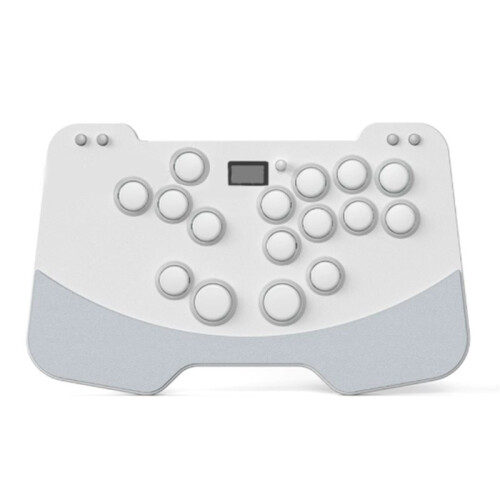 For PC/PS4 Hitbox PS5 Controller Stickless Arcade Stick Metal Game Keyboard with Meun UI Function for  White