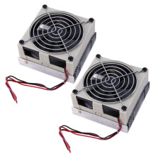2X Dispositivo di Raffreddamento Termoelettrico Fai-Da-Te Sistema di Raffreddamento Kit Sistema di Refrigerazione A Semiconduttore Dissipatore