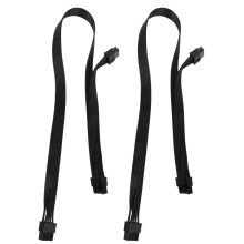 2X PCI-E 8 Pin to Dual 8Pin(6+2 Pin) Power Supply Cable for Cooler Master V Gold Series V750 V550 Modular Power Supply