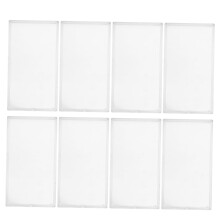 8pcs Plastic Banknote Holder Display Case with Clear Viewing Design for Organized Bill Storage