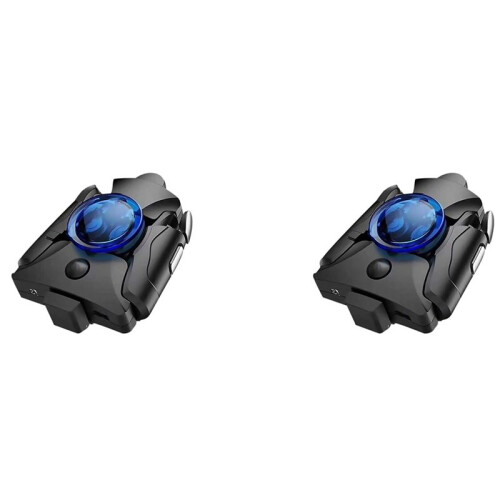 2X Trigger per Cellulare Controller di Gioco Mobile Pressione Pieghevole Portatile Colpo Veloce Compatibile Con  E Android