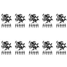 640 PCS Rubber Anti Vibration Mount Screw Pin Rivet,for PC Case Fans Anti Vibration